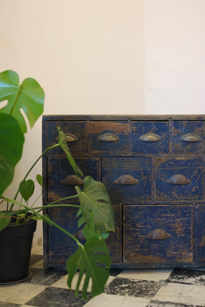 green georgian side table