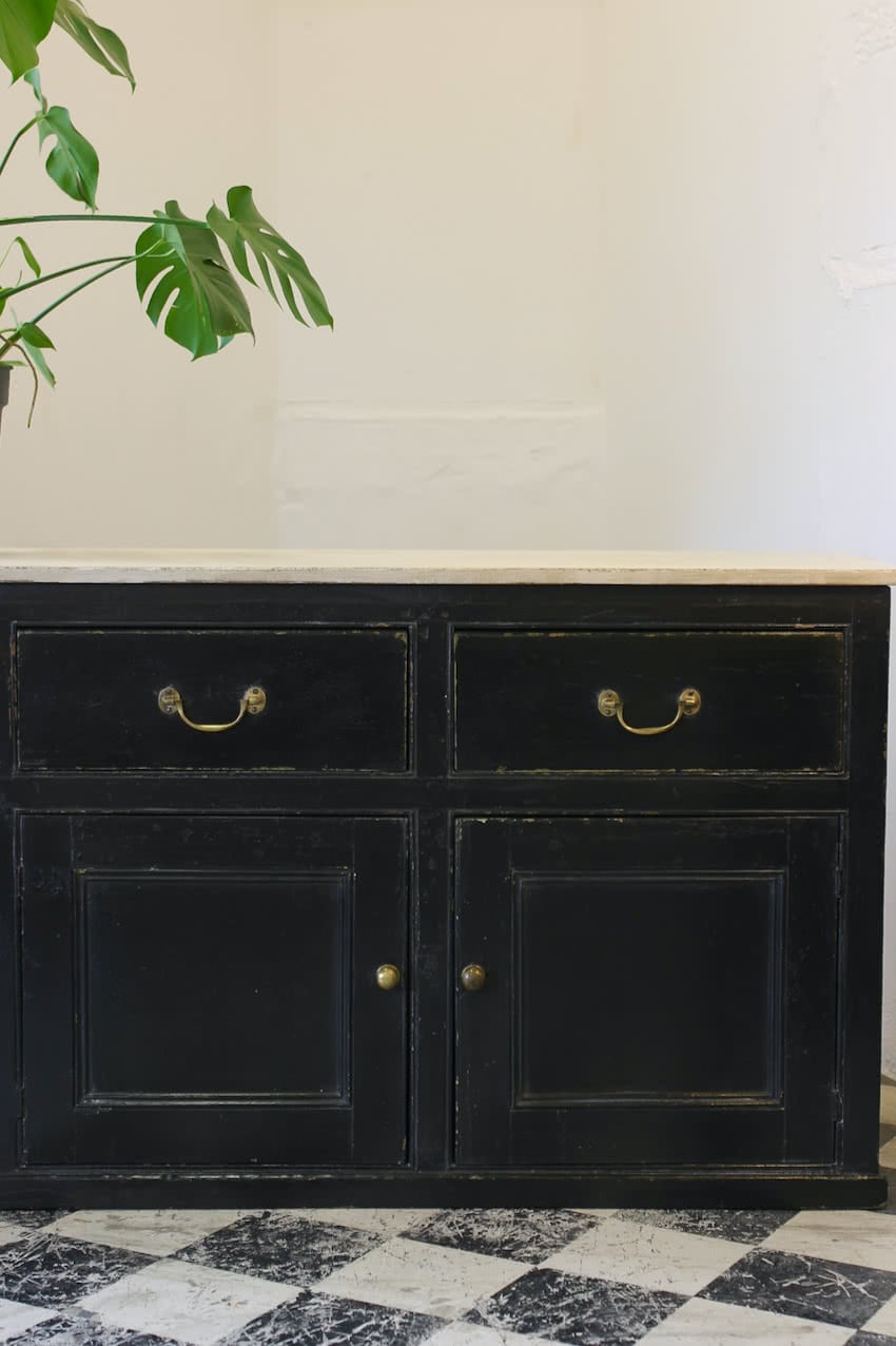 green georgian side table