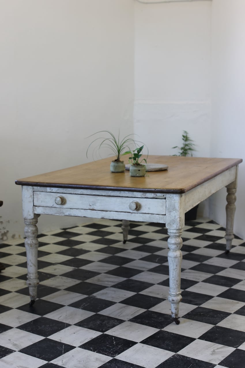 large restored antique pine chest with nice rounded shaping and sits on plinth