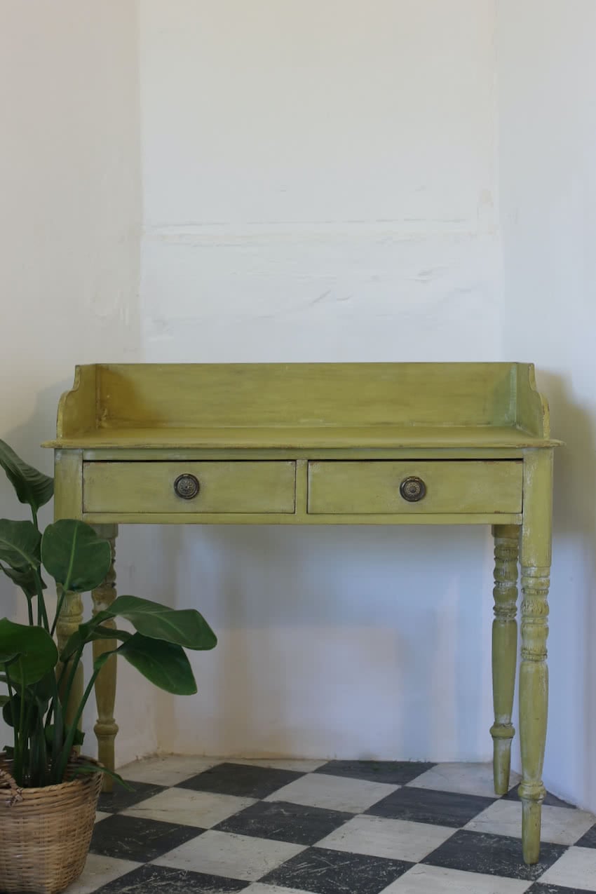 victorian painted pine washstand