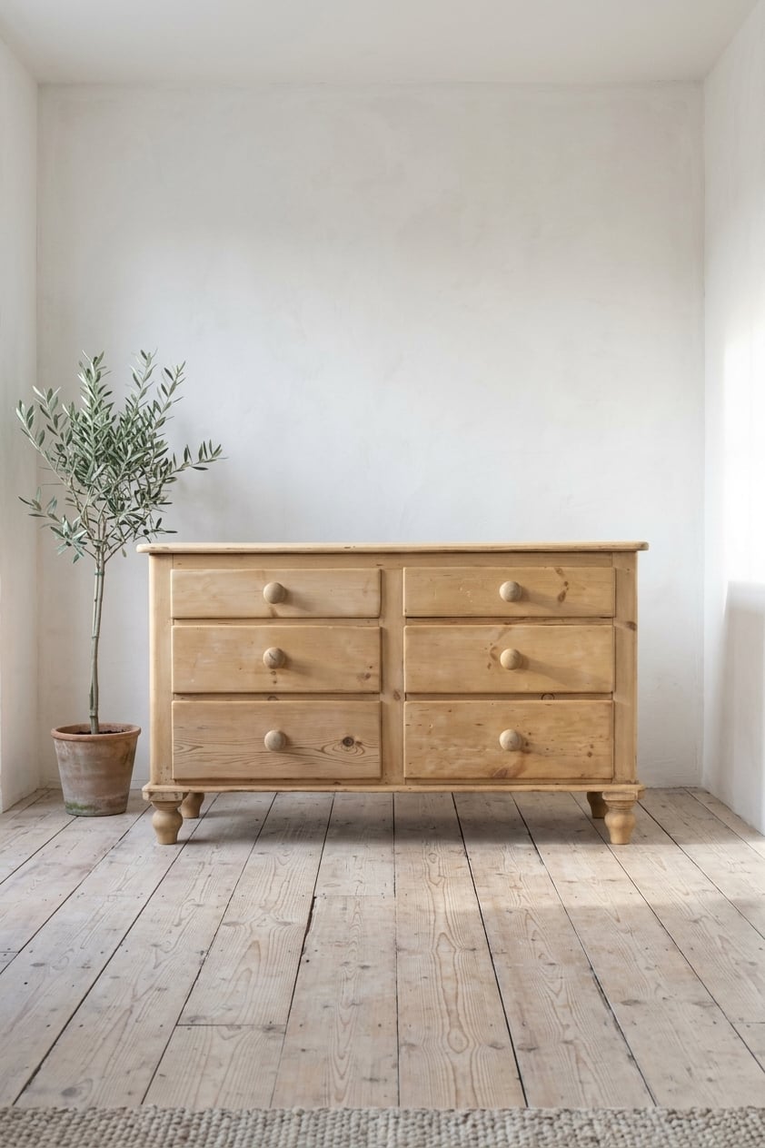 very pretty galleried french all original pine two door cupboardcupboard with shelf & metal handles and typical hinges.